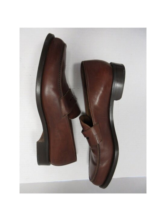 VTG Polo Ralph Lauren Shoes 11D Penny Loafer Leather Bench Made Italy* main image 4